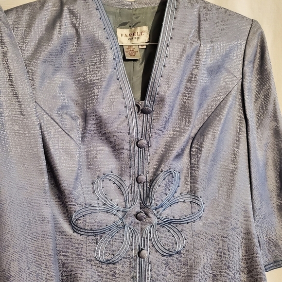 Adrianna Papell 100% Silk  2PC Skirt  & Jacket - Picture 2 of 5